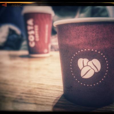 Costa's coffee cup