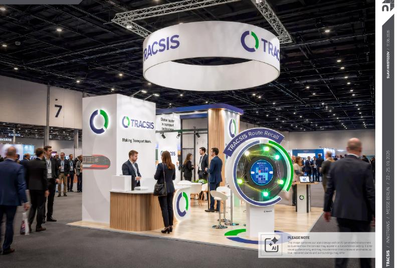 Tracsis InnoTrans, Messe Berlin, Att 1&2